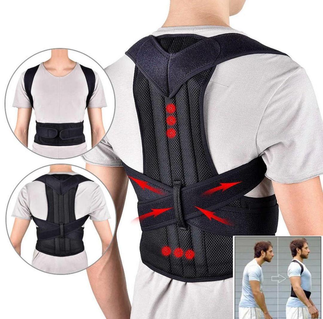 Adjustable Posture Corrector Back Support Belt – Shoulder & Spine Alignment Brace for Men & Women