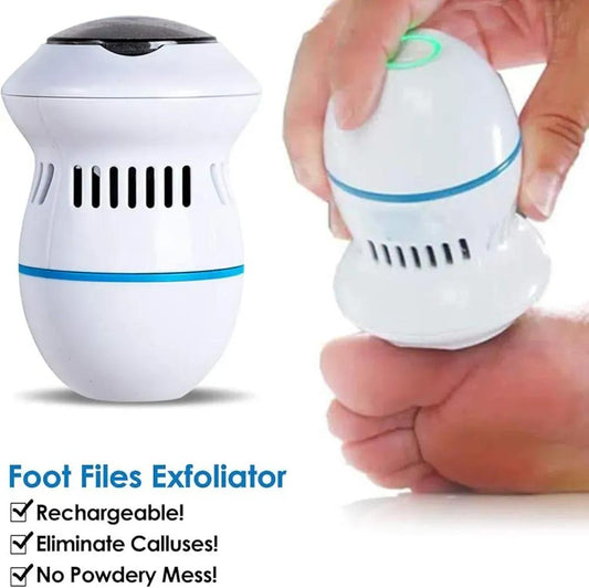 2-in-1 Electric Foot Callus Remover & Pedicure Tool – Rechargeable Dead Skin Remover