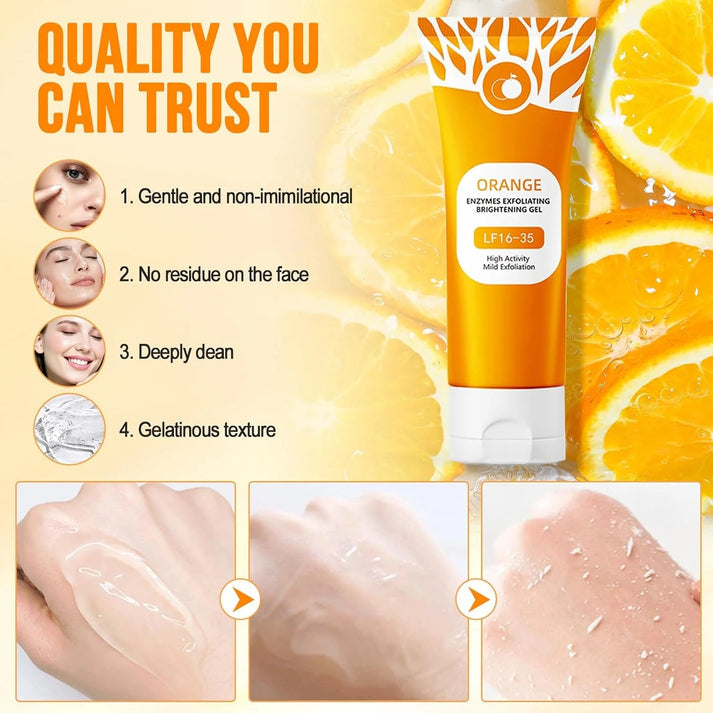 Orange Enzymes Exfoliating Brightening Gel – High Activity Mild Exfoliation